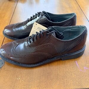 Executive Imperial Burgundy Wingtip Oxford Shoes Mens Size 14 Work Career Office